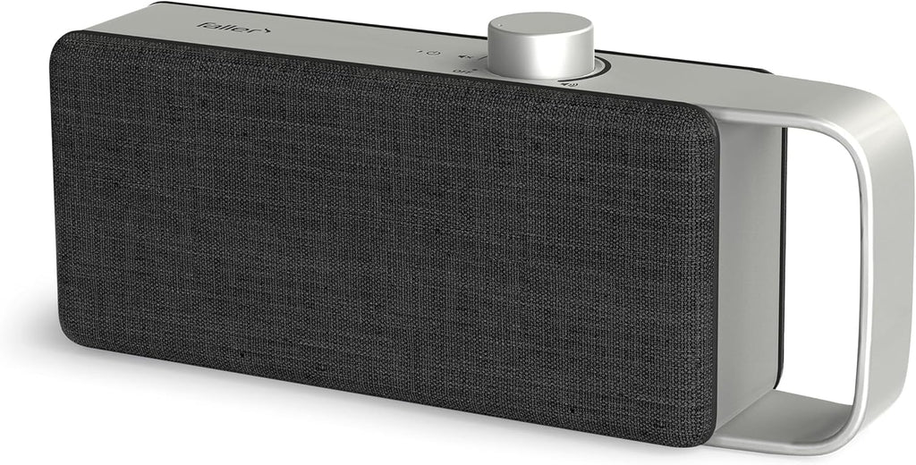 Barra de sonido/altavoz para TV Faller Oskar 2026 con Clear Voice (portátil, inalámbrica, fácil de usar, carcasa de aluminio)