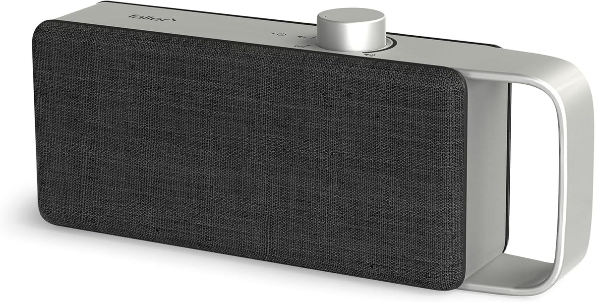 Barra de sonido/altavoz para TV Faller Oskar 2026 con Clear Voice (portátil, inalámbrica, fácil de usar, carcasa de aluminio)
