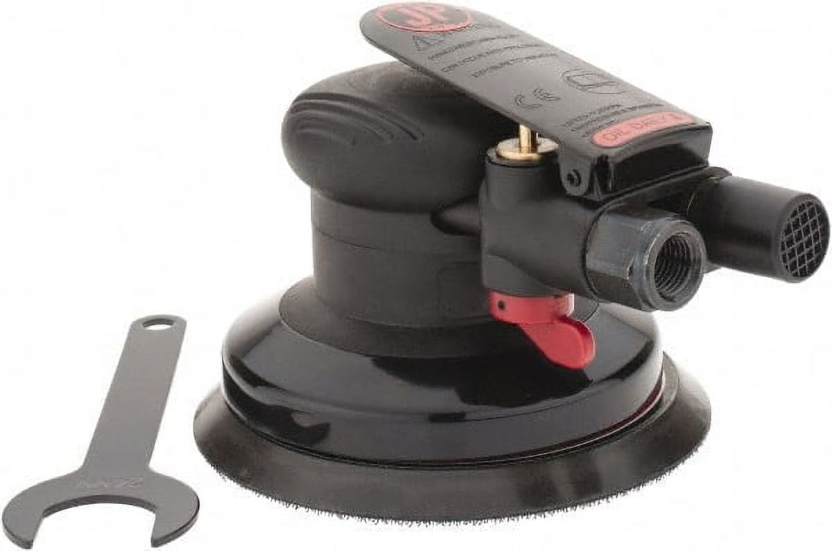 2026 Palm Orbital Non-Vacuum Sander, 5" Hook & Loop Pad, 1/4 NPT Air Inlet