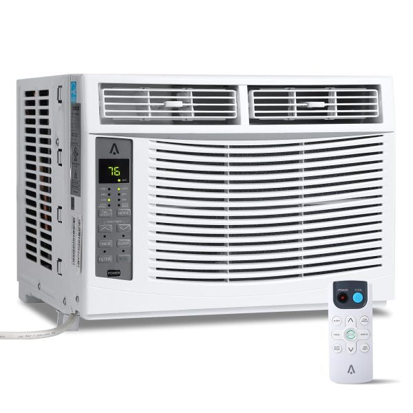 2026 6,000 BTU Window Air Conditioner, 115V, with Reusable Filter and Controls