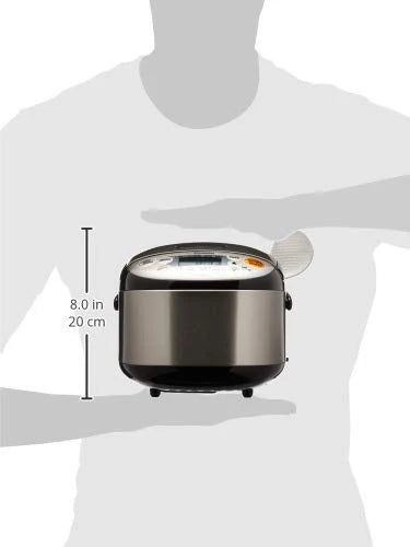2026 Zojirushi Rice Cooker & Warmer, 3-Cups, Stainless Black