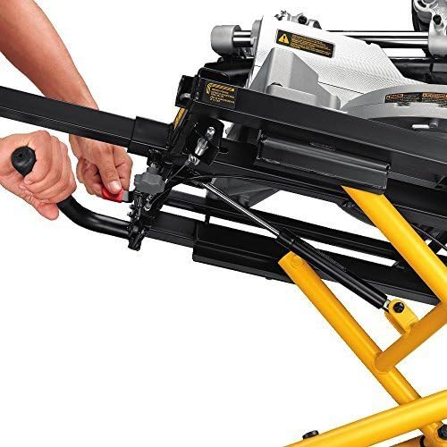 2026 DEWALT Miter Saw Stand With Wheels (DWX726), Yellow