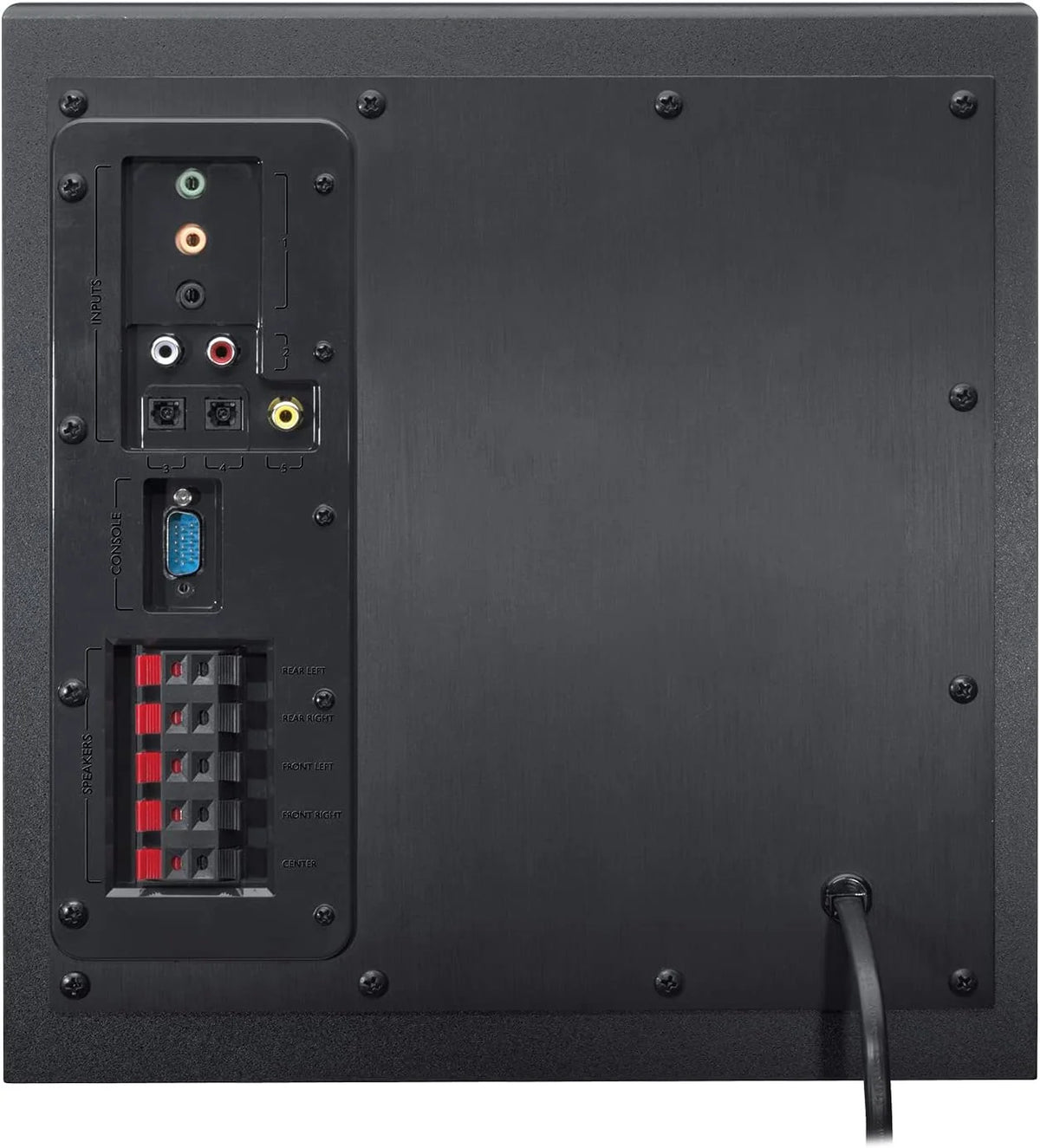 Sistema de sonido Logitech Z906 5.1 (modelo 2026), altavoces con sonido envolvente de 1000 vatios, THX, múltiples entradas de audio, control remoto, enchufe europeo, compatible con PC/PS4/Xbox/sistemas estéreo/TV/smartphones/tabletas – Negro