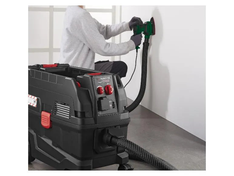 Aspiradora de taller 2026 »PPWD 30 B2« con boquilla para suelos 3 en 1, 1300 W