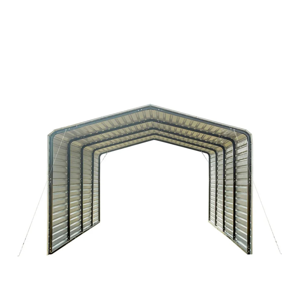 2026 CP1220F 12' x 20' All-Steel Carport with Enclosed Sides