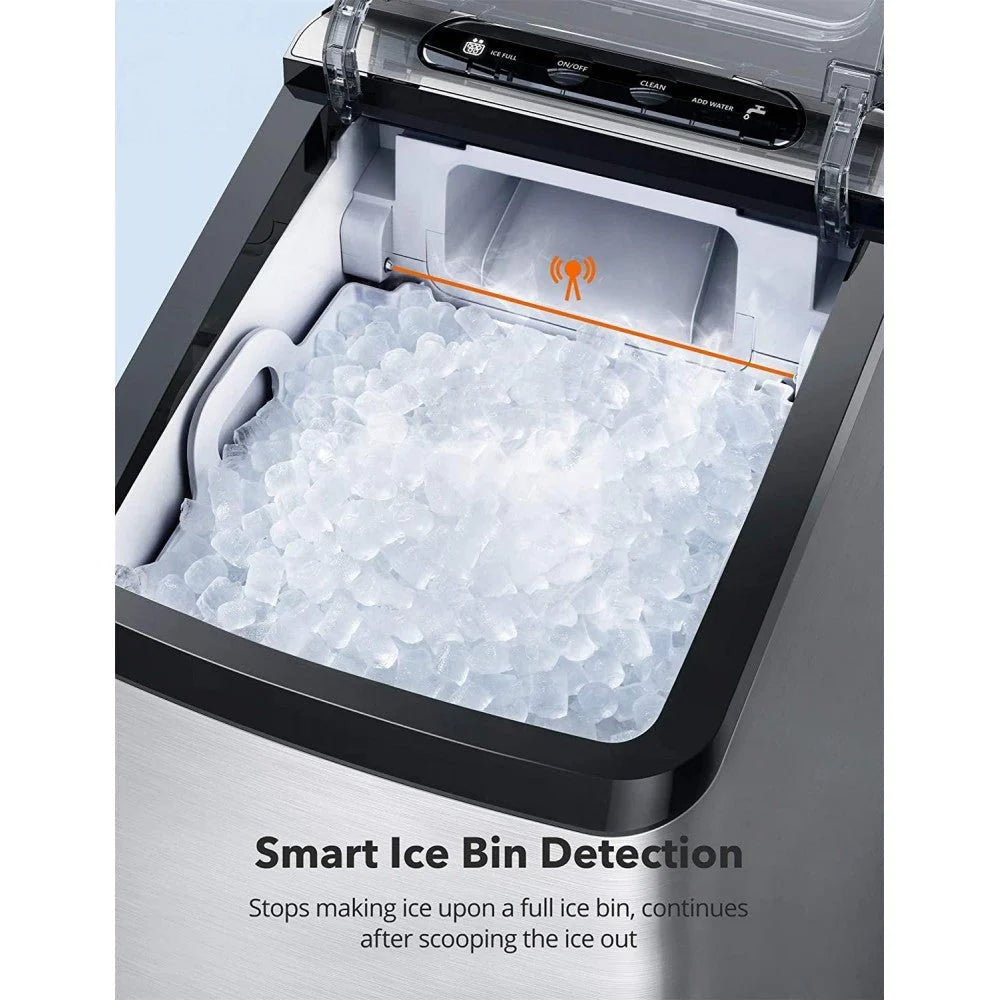 2026 Nugget Ice Maker for Countertop TAOTRONIC Sonic Ice Maker Machine