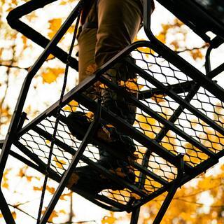 2026 Jumbo Jack Ladder Stand – Adjustable Shooting Rail, Large Platform, Mesh Seat