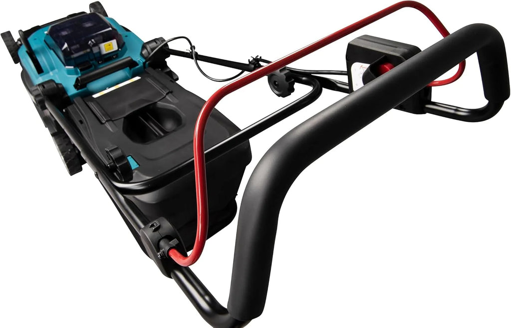 Cortacésped inalámbrico Makita DLM382PM2 2026, 2 baterías de 18 V / 4,0 Ah + cargador doble.