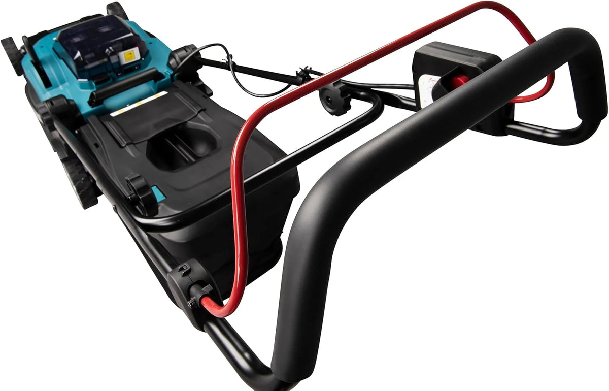 Cortacésped inalámbrico Makita DLM382PM2 2026, 2 baterías de 18 V / 4,0 Ah + cargador doble.
