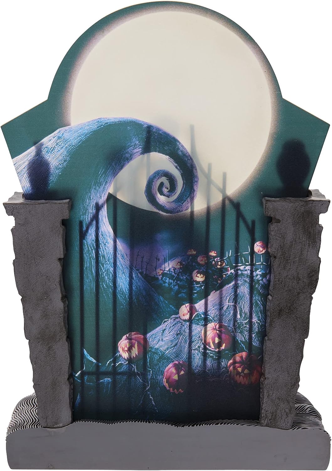 2026 Nightmare Jack and Sally Dancing Light Statue, 9"
