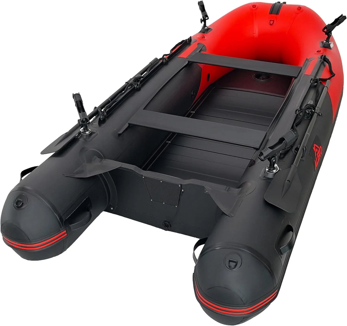 2026 Inflatable Boat | Yacht Dinghy Tender Raft | Multi Person Fishing Boat | Aluminum Floor Oars | Fishing Rod Holders | Heavy-duty Pvc | 2024…
