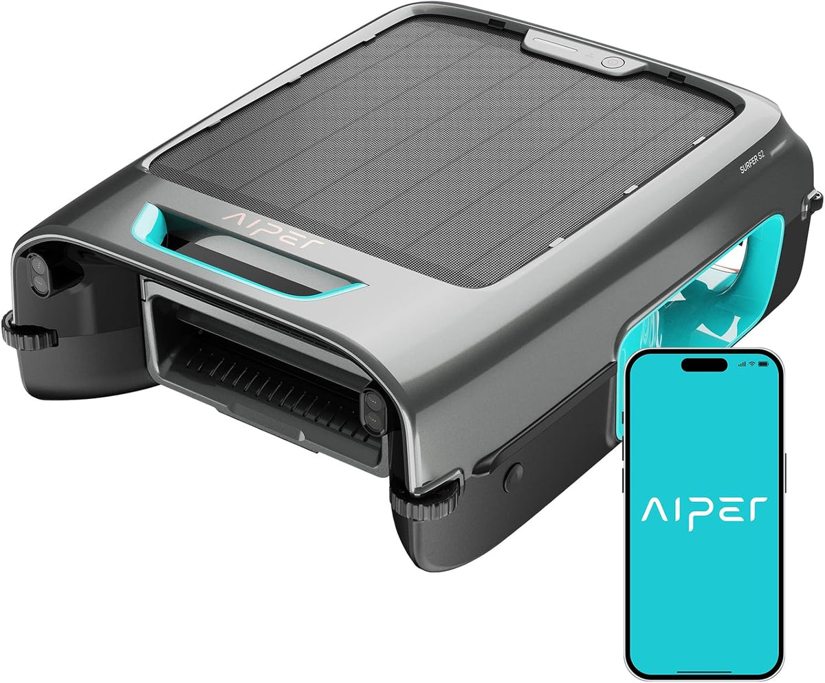 2026 Solar Pool Skimmer with App Support, 24/7 Cleaning, Dual Charging Modes, Smart Obstacle Avoidance, Ideal for All Swimming Pool Types