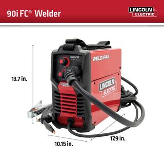 2026 Lincoln Electric WELD-PAK 90i FC Flux-Cored Wire Feeder Welder (No Gas) K5255-1