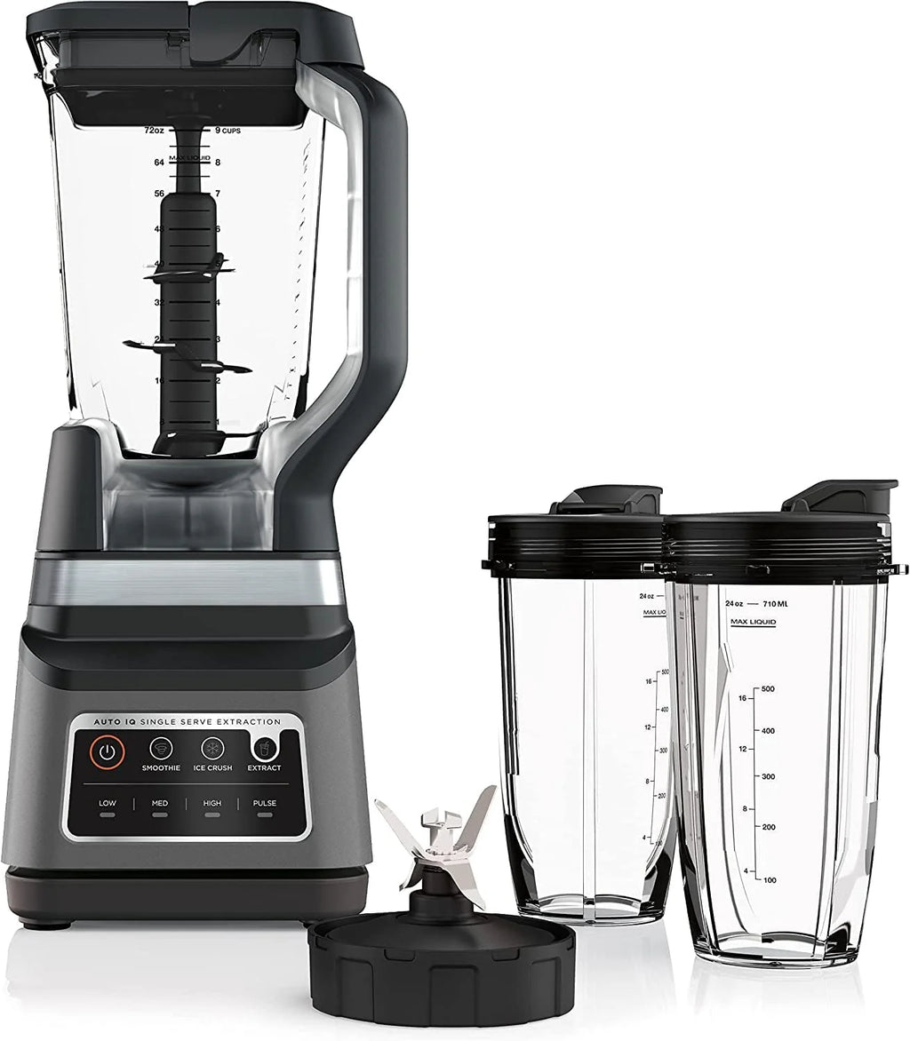 2026 Professional Plus Kitchen System, 1400 Wp, 5 Functions for Smoothies, Chopping, Dough & More with Auto Iq, 72-OZ.* Blender Pitcher, 64-OZ.…