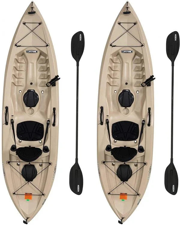 2026 Lifetime 90806 Tamarack Angler 100 Fishing Kayak C 2 Pack (Paddles Included)