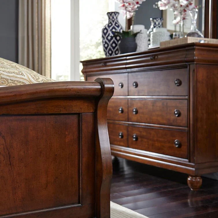 2026 8 Drawer 64'' W Double Dresser With Mirror