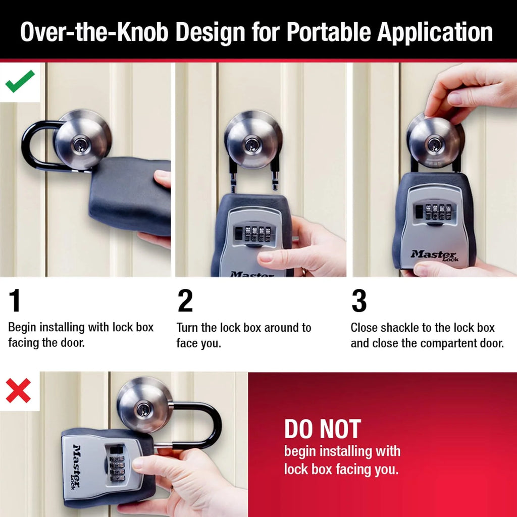 2026 Key Lock Box, Outdoor Lock Box Bundle with Sentrysafe Fireproof and Waterproof Safe, 1.23 Cubic Feet
