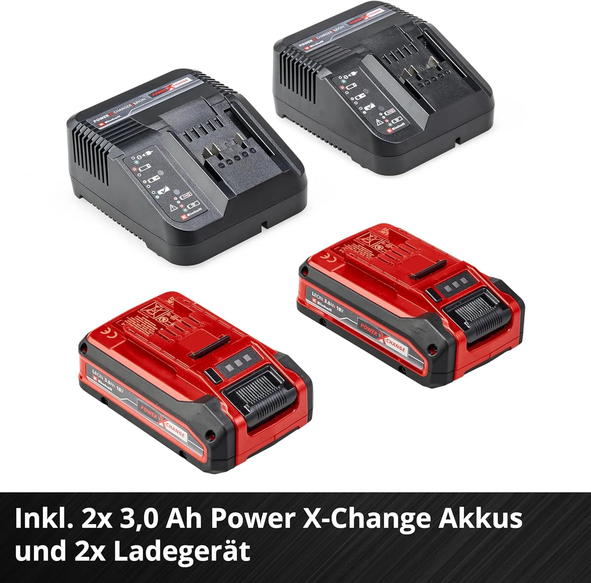 Cortacésped inalámbrico Einhell RASARRO 36/42 Kit Power X – Change 2026 (36 V, ancho de corte de 42 cm, hasta 725 m², sin escobillas, recogedor de césped de 50 L, función de mulching, incluye 2 baterías de 5,2 Ah + 1 cargador doble)