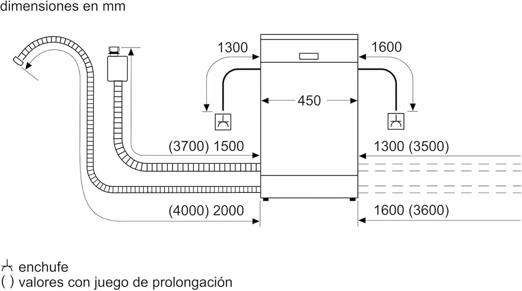 2026 Bosch – Lavavajillas, 45 cm, Serie 4, Libre Instalación, Home Connect, Acero Inoxidable, SPS4HMI49E
