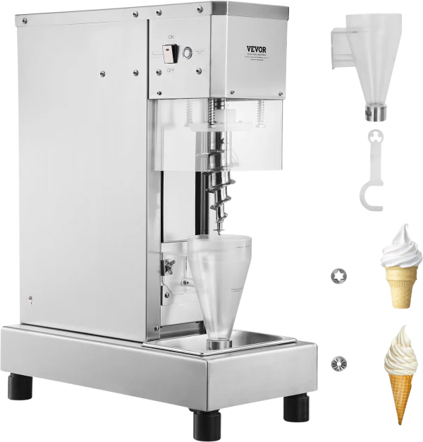 2026 Ice Cream Blender 750W High Speed Mixer 1740 Rpm 304 Stainless Steel New