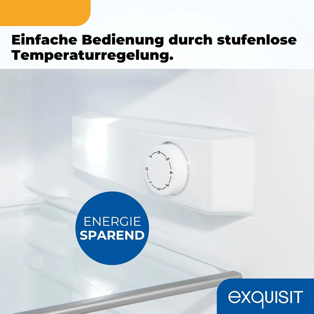 Refrigerador Exquisit 2026 con compartimento congelador, 120 litros, congelador de 4 estrellas, refrigerador independiente, KS516 – 4 – H – 010D Blanco