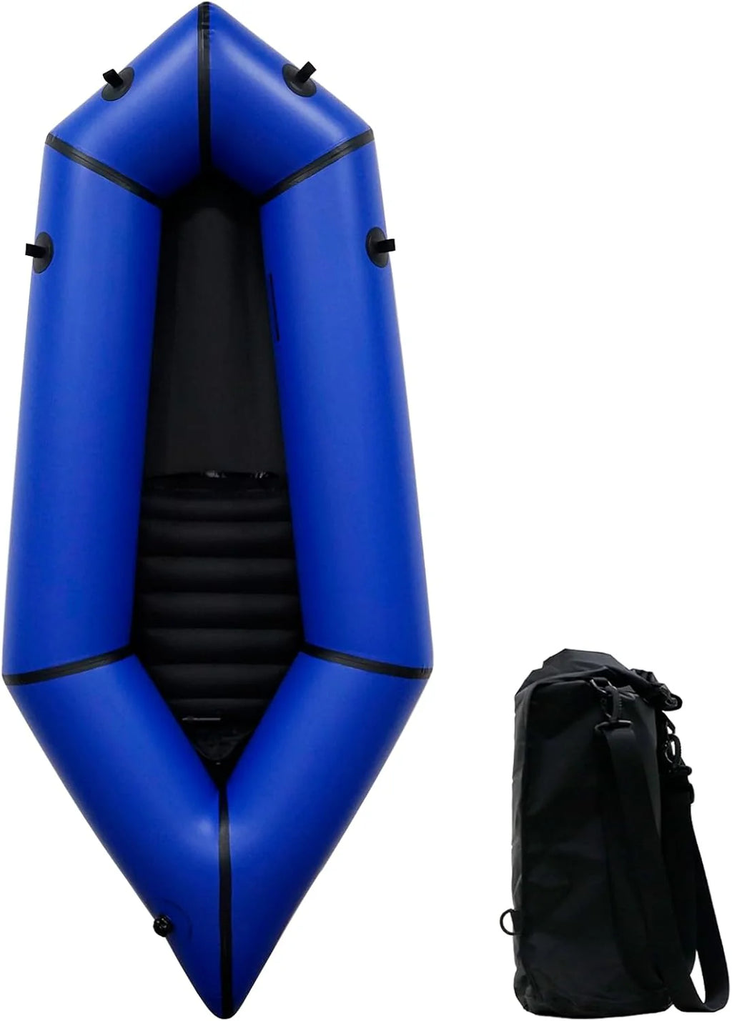 2026 Lightweight Packrafts Tpu Inflatable Kayak for Flat Water Rafting Camping Trip Fishing Water Adventures 1 Person 2 Person Packraft 330LB 660