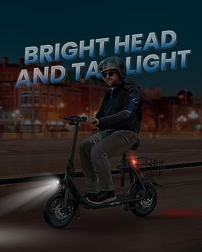 2026 URBANMAX C1 Electric Scooter with Seat, 450W Powerful Motor up to 22 Miles Range