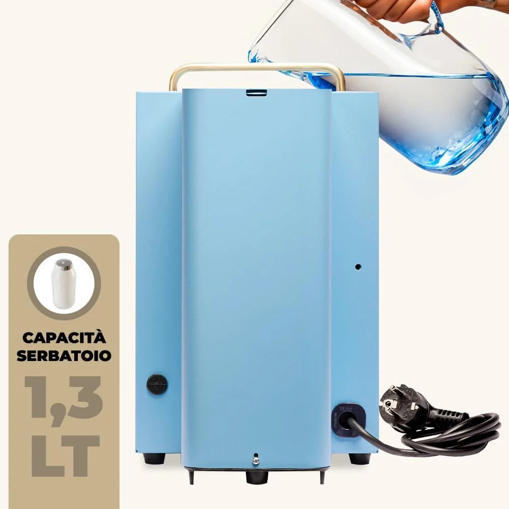 Cafetera Faber PRO Total Deluxe 2026, fabricada en latón, con papel ESE de 44 mm y capacidad de 1,3 litros (blanca).