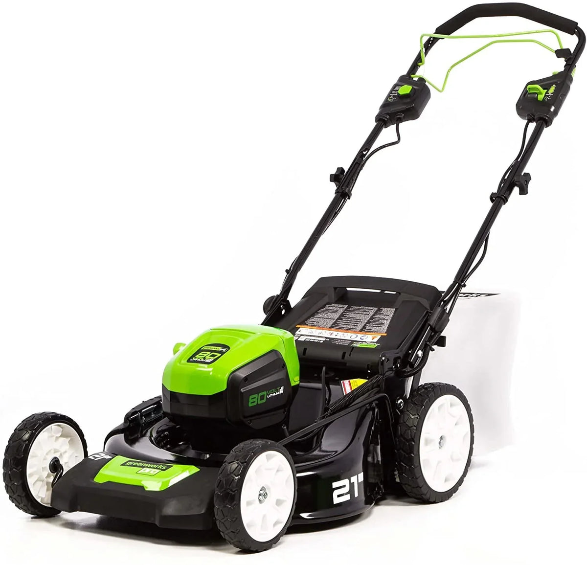 2026 80V Cordless 21′′ Self-Propelled Brushless Lawn Mower | Greenworks