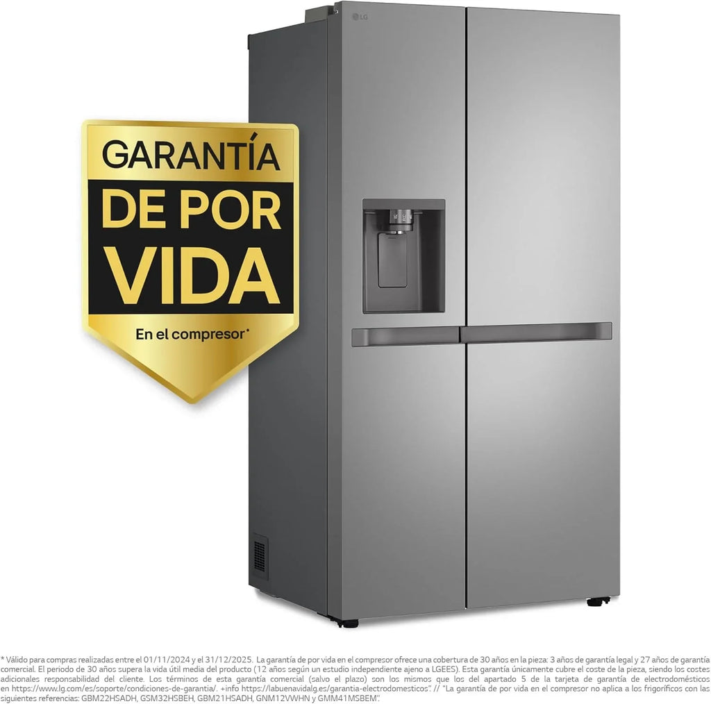 2026 GSLC40PYPE – Frigorífico Side by Side, Serie 400, Clasificación E, 641 L, Inox Anihuellas
