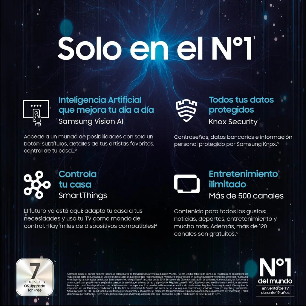 2026 TV 43 Pulgadas QLED Q8F 4K Smart TV con Vision AI, 100% Volumen de Color con Quantum Dot, el auténtico Quantum Dot y Motion Xcelerator