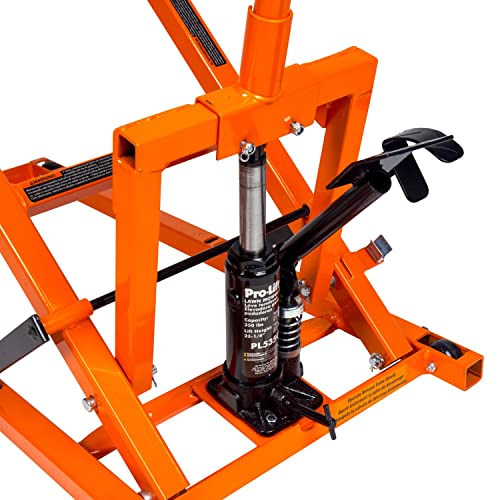 2026 Pro-LifT Lawn Mower Lift Jack - 350 Lbs Capacity for Tractors and Zero Turn Lawn Mowers