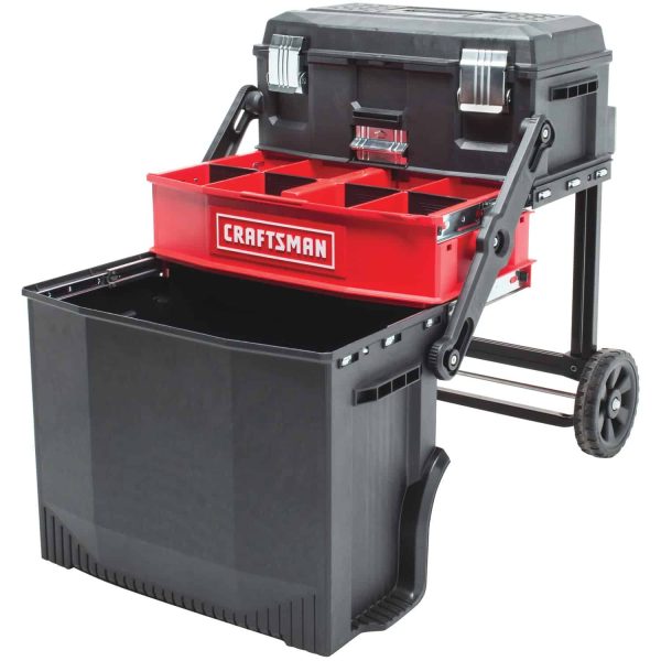 2026 22" Rolling Tool Box – 1-Drawer Lockable Metal Chest with Wheels