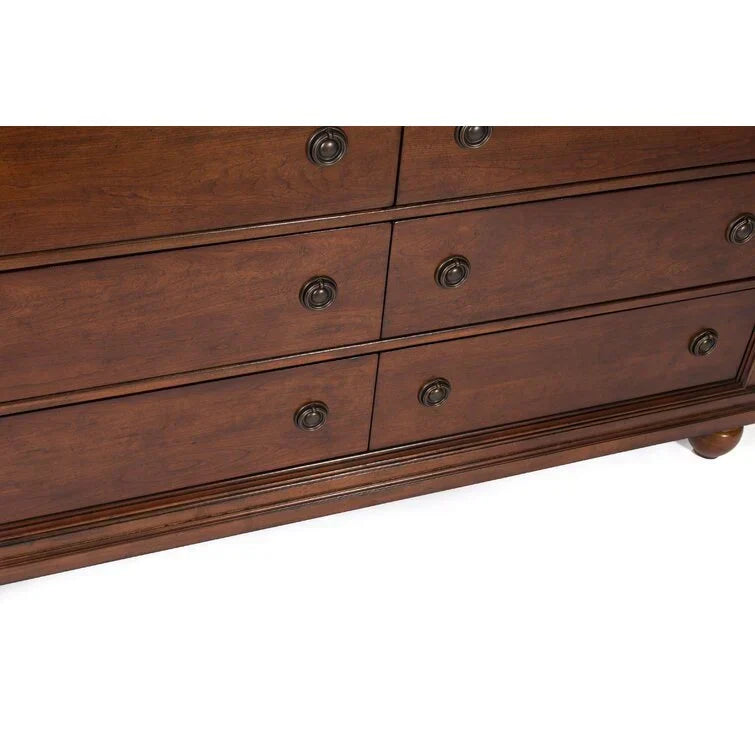 2026 8 Drawer 64'' W Double Dresser With Mirror