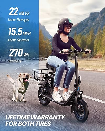 2026 URBANMAX C1 Electric Scooter with Seat, 450W Powerful Motor up to 22 Miles Range