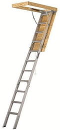 2026 25-1/2 by 54-Inch Elite, 7'8′′-10-Foot Ceiling Height, 375-Pound Capacity, Type IAA, AA2510, Aluminum Ladder, attic, x Rough Opening, Silver
