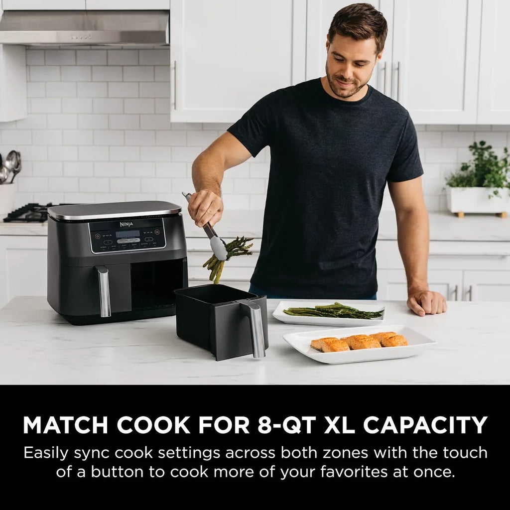 2026 Ninja Foodi 8 qt. Original Dualzone, 2-Basket Air Fryer with 6 Functions