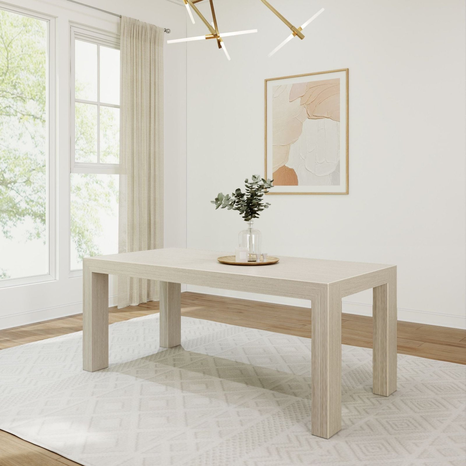 Round Wood Dining Table
