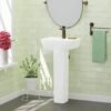 Contemporary Pedestal Bathroom Sink